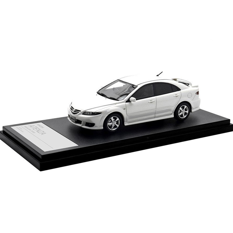 [ Back-order ] Hi-Story HS436WH 1:43 MAZDA ATENZA Sports 23S (2002) Snowflake White Pearl Mica Resin