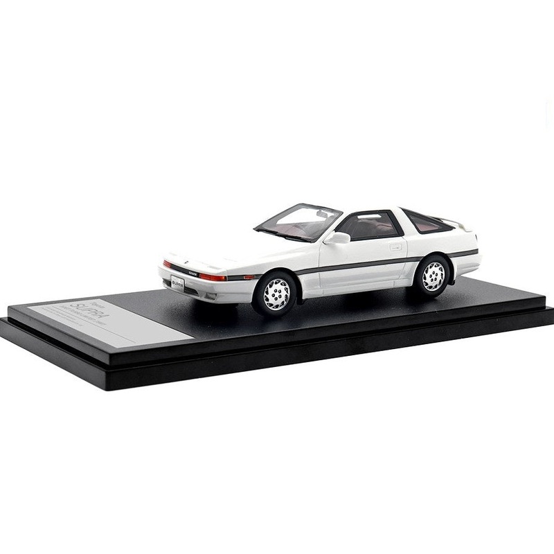 [ Back-order ] Hi-Story HS441WH 1:43 Toyota SUPRA 3.0GT Turbo Limited (1987) Super White II Resin