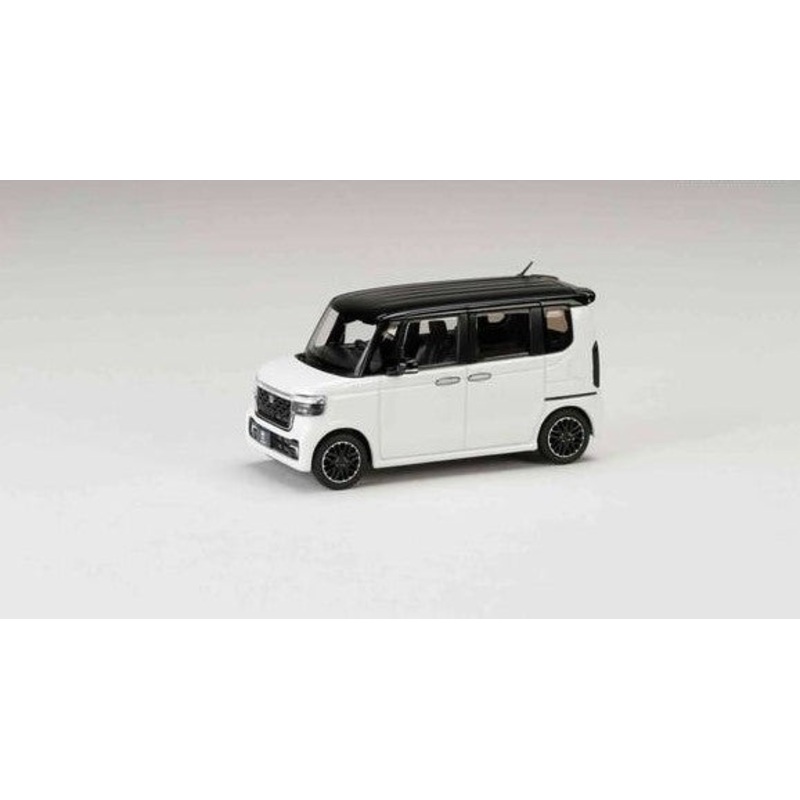 [ Back-order ] Hobby Japan HJ431006WP 1:43 Honda N-BOX CUSTOM Platinum White Pearl & Black