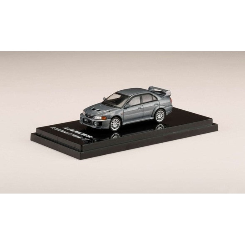 [ Back-order ] Hobby Japan HJ641032AGM 1:64 Mitsubishi LANCER GSR EVOLUTION 5 (CP9A) 1998 Gray Metallic
