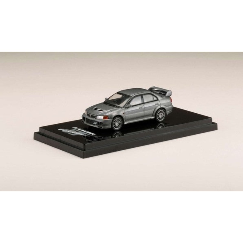 [ Back-order ] Hobby Japan HJ641033AGM 1:64 Mitsubishi LANCER GSR EVOLUTION 6 (CP9A) 1999 Gray Metallic