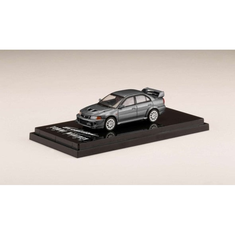 [ Back-order ] Hobby Japan HJ641033BGM 1:64 Mitsubishi LANCER GSR EVOLUTION 6 (T.M.E) (CP9A) 2000 Gray Metallic
