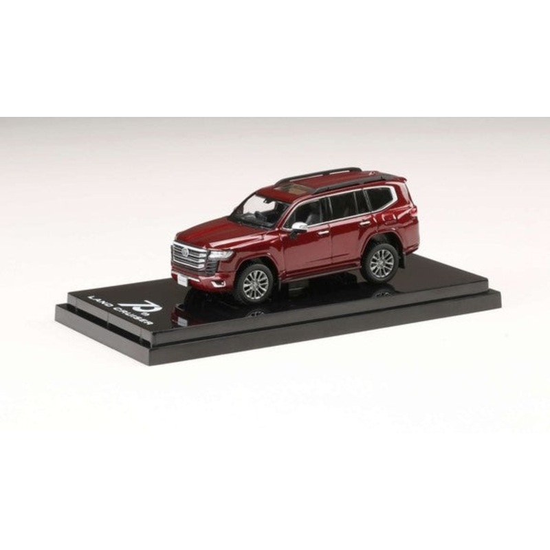 [ Back-order ] Hobby Japan HJ641050AR 1:64 Toyota LAND CRUISER (JA300W) ZX Dark Red Mica Metallic / Black interior