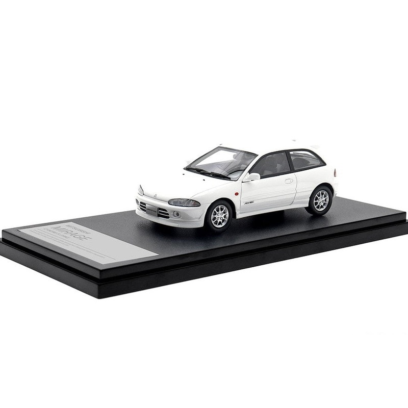 [ Back-order ] Hi-Story HS429WH 1:43 MITSUBISHI MIRAGE CYBORG-R (1992) Scotia White Resin