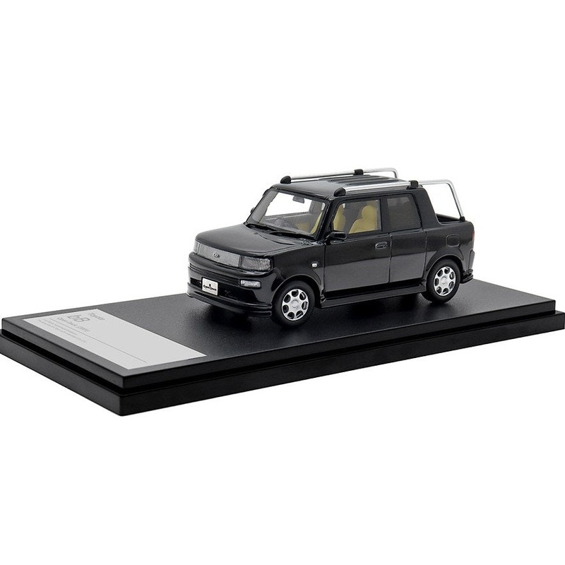 [ Back-order ] Hi-Story HS430BK 1:43 Toyota bB Open Deck (2001) Black Mica Resin