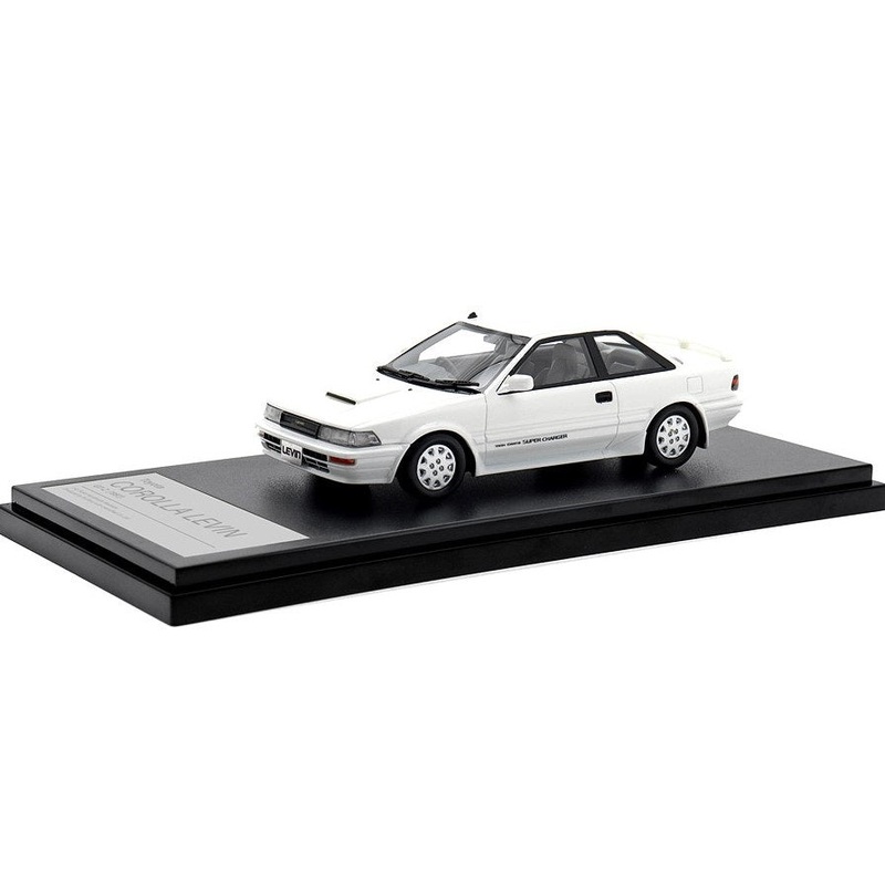 [ Back-order ] Hi-Story HS447WH 1:43 Toyota COROLLA LEVIN GT-Z (1987) Super White II Resin