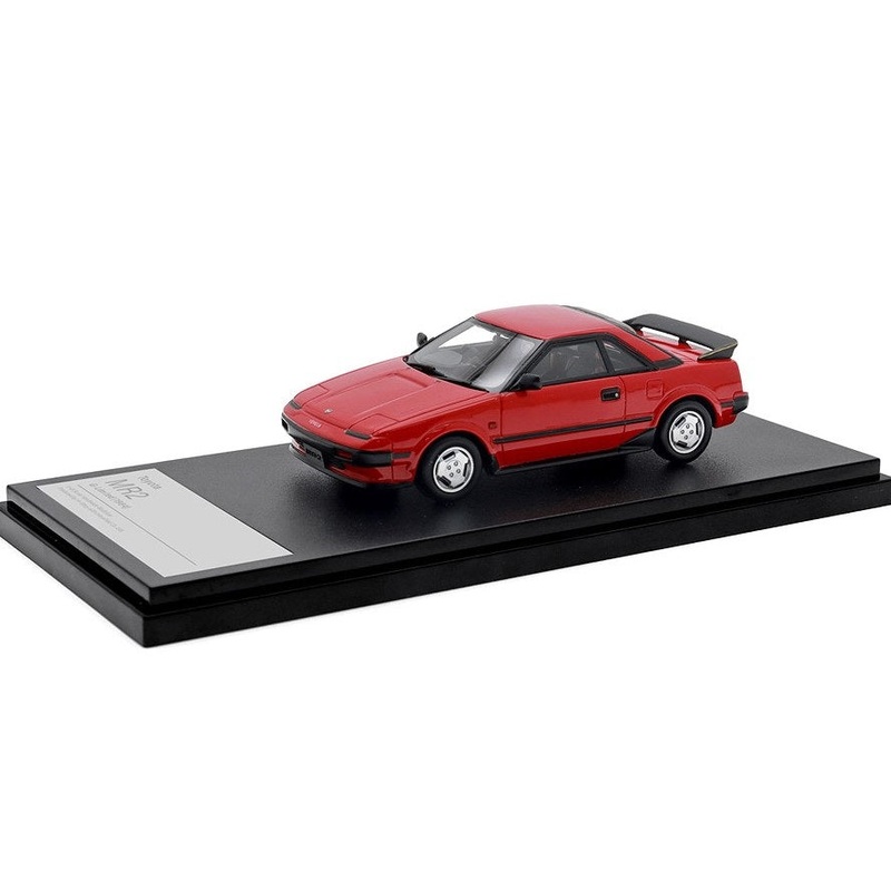 [ Back-order ] Hi-Story HS448RE 1:43 Toyota MR2 G-Limited (1984) Super Red II Resin