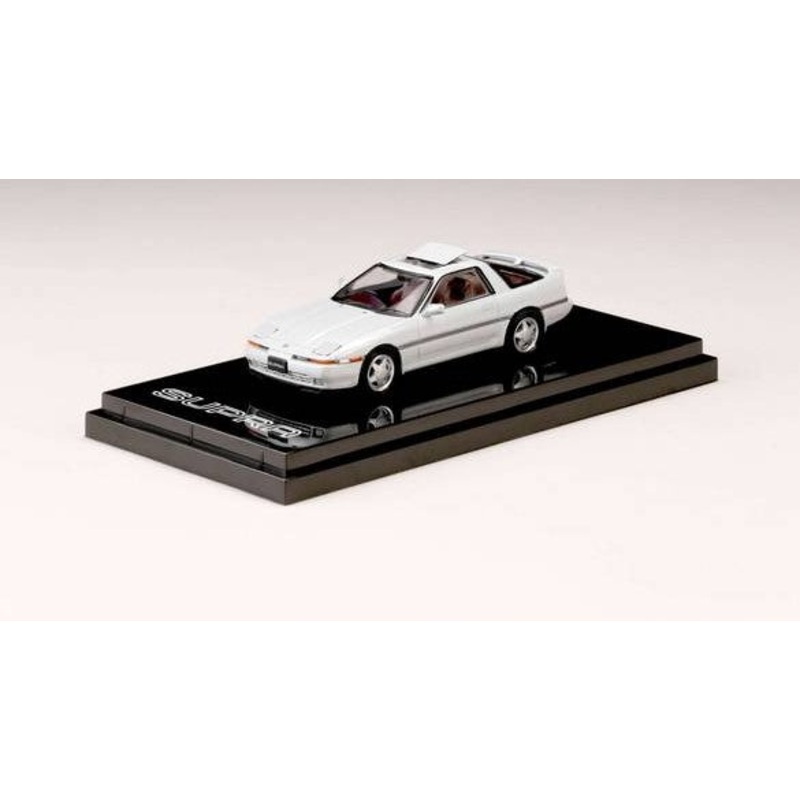[ Back-order ] Hobby Japan HJ642026LRPW 1:64 Toyota SUPRA (A70) 2.5GT TWIN TURBO LIMITED with Outer Sliding Sunroof Parts White