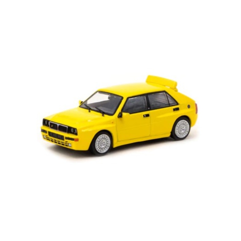T64R-TL049-GG Tarmac Works 1:64 Lancia Delta HF integrale Giallo Ginestra