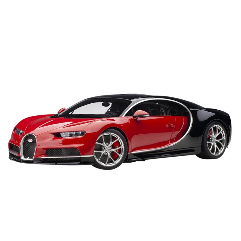 [ Back-order ] AUTOart 12113 1:12 Bugatti Chiron 2017 Red / Black