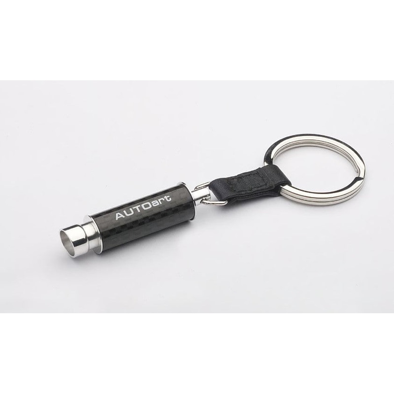 [ Back-order ] AUTOart 40839 Carbon Fiber Exhaust Flashlight Keychain