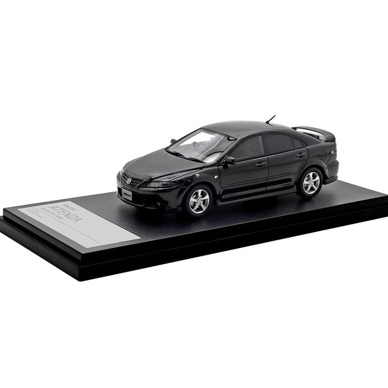 [ Back-order ] Hi-Story HS436BK 1:43 MAZDA ATENZA Sports 23S (2002) Black Mica Resin