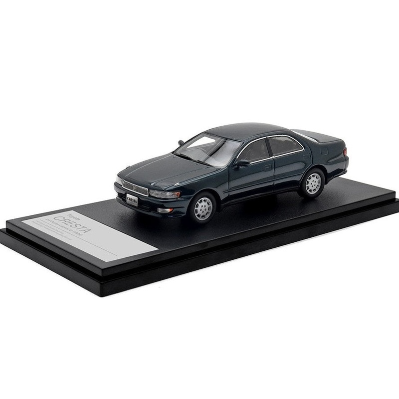 [ Back-order ] Hi-Story HS437BL 1:43 Toyota CRESTA 2.5 Super Lucent G (1994) Dark Turquoise Mica Resin