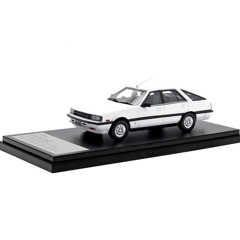[ Back-order ] Hi-Story HS438WH 1:43 NISSAN SKYLINE HATCHBACK 2000 TURBO GT-E EX (1984) White Resin