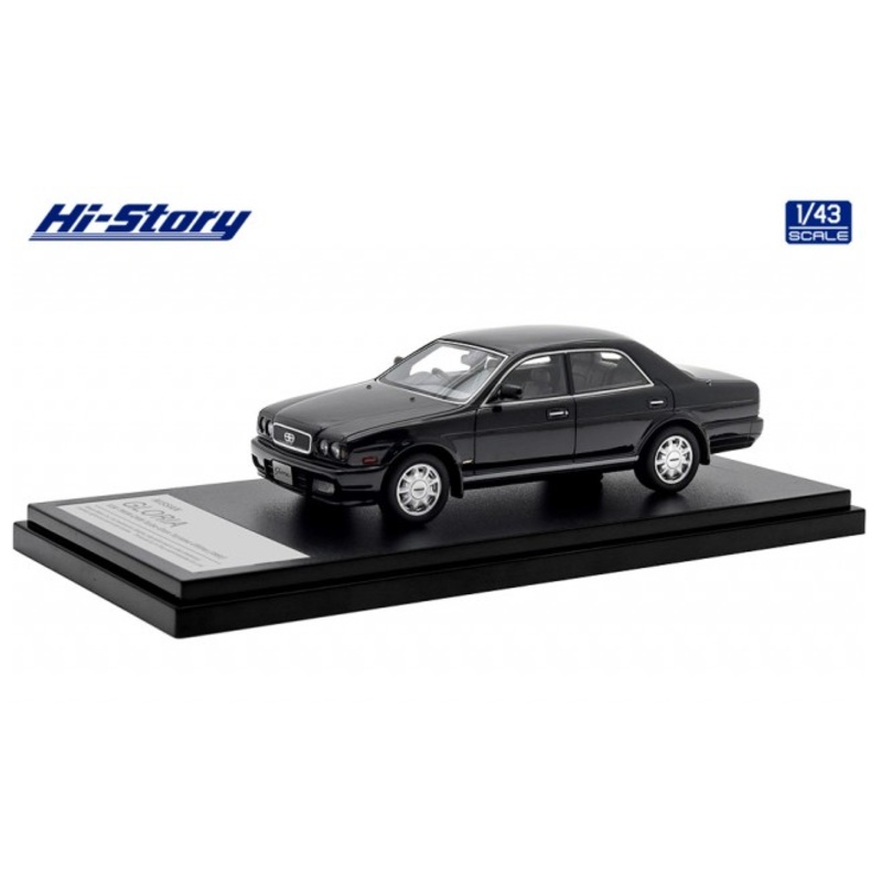 [ Back-order ] Hi-Story HS451BK 1:43 Nissan GLORIA V30 TWIN CAM Turbo Gran Turismo Ultima (1991) Black Resin