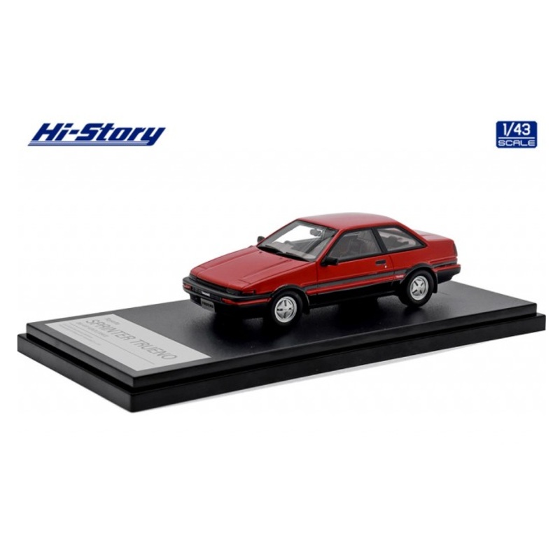 [ Back-order ] Hi-Story HS452RE 1:43 Toyoya SPRINTER TRUENO 2dr GT APEX (1983) High Flash Two Tone Resin