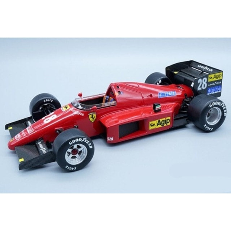 TM18-202A Techno Model 1:18 Ferrari F1 / 86 Brazilian GP 1986 #28 Stephan Johanson