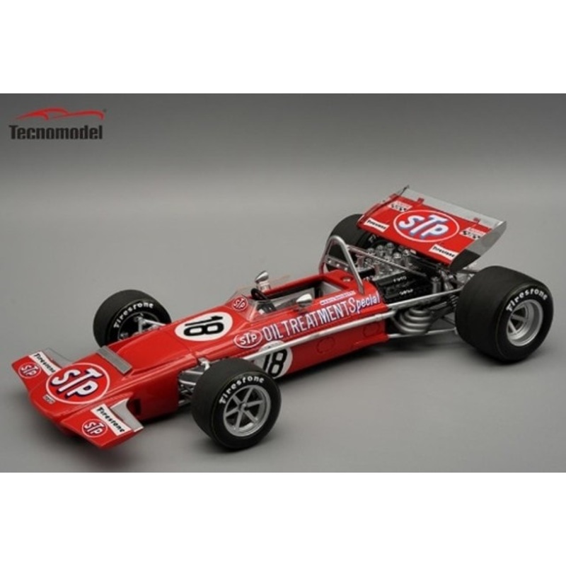 TM18-216B Techno Model 1:18 March 701 Spanish GP 1970 3rd place finisher #18 Mario Andretti