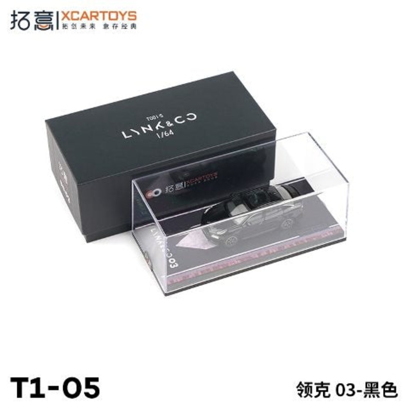 T1-05  XCARTOYS 1:64 Lynk & Co 03 Black Diecast