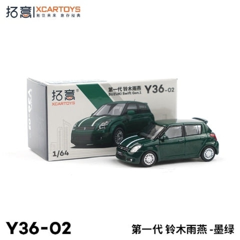 Y36-02  XCARTOYS 1:64 Suzuki Swift Dark Green Diecast