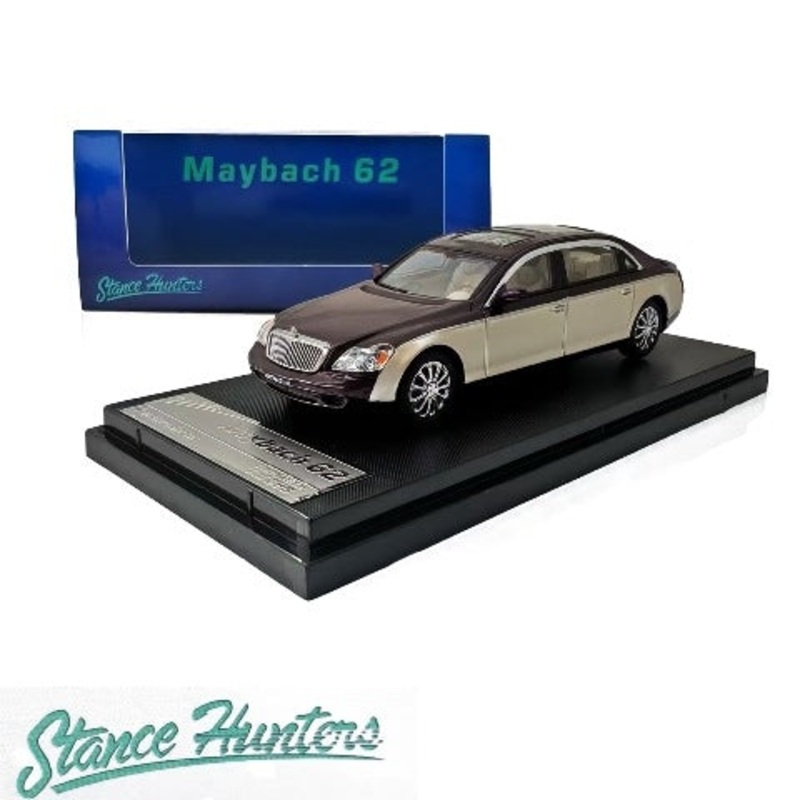 Stance Hunters 1:64 Benz Maybach 62 Wine Red Double