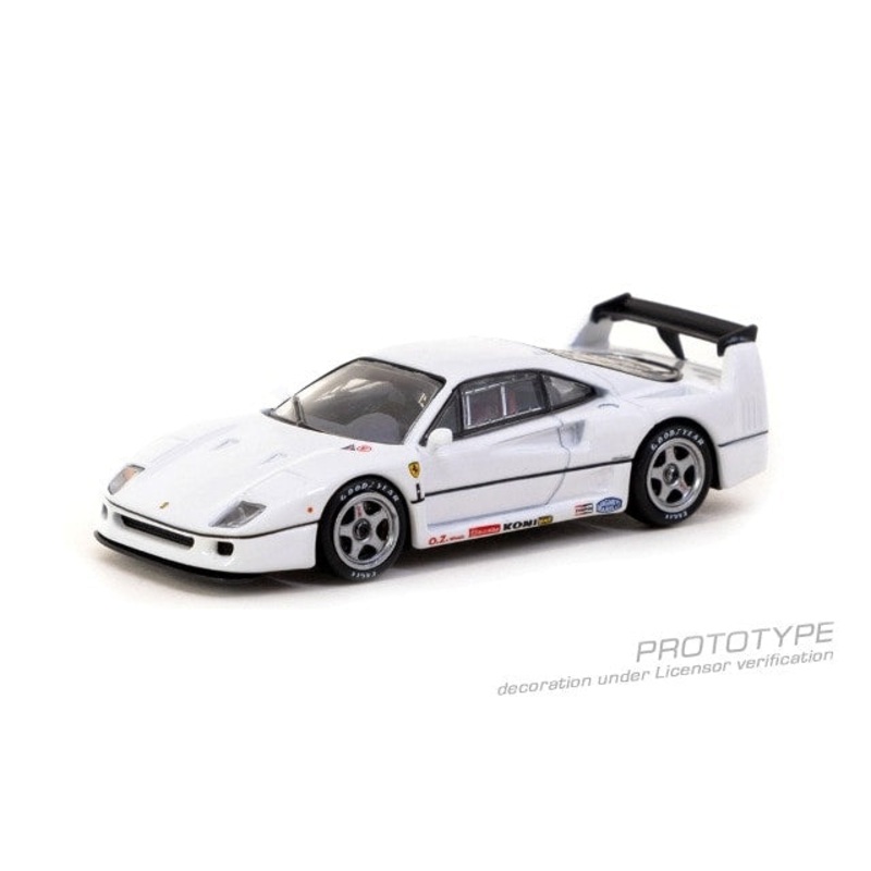 T64R-076-WH Tarmac Works 1:64 Ferrari F40 Lightweight White