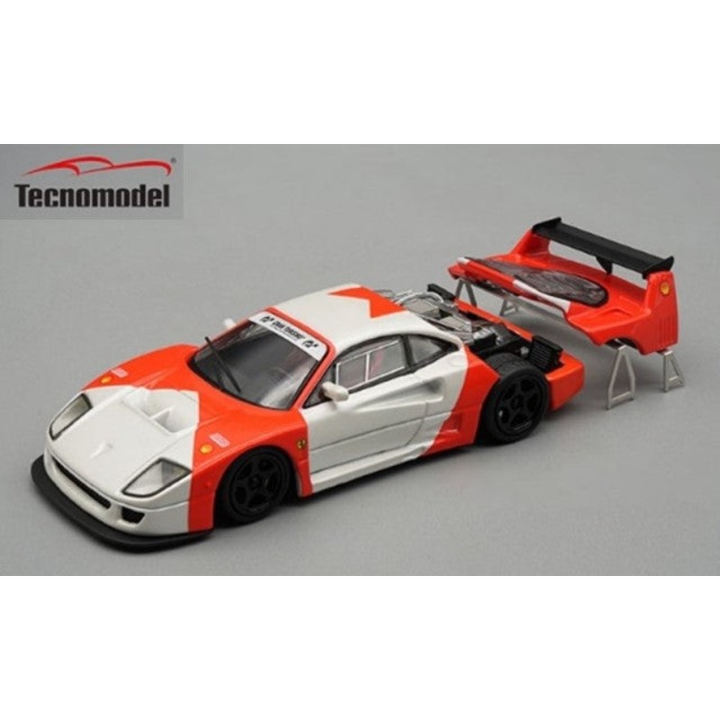 TM64-01C Tecnomodel 1:64 Ferrari F40 LM 1996 Red White w/Black Wheels