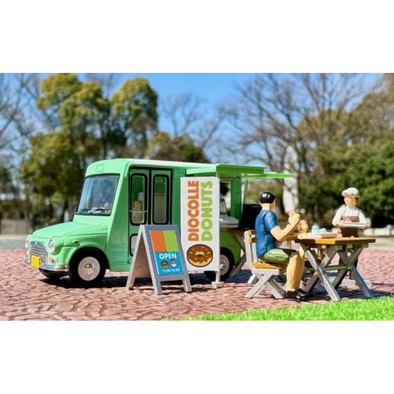 TOMYTEC 1:64 Geocolle 64 #CarSnap 24a Donut Shop 330578
