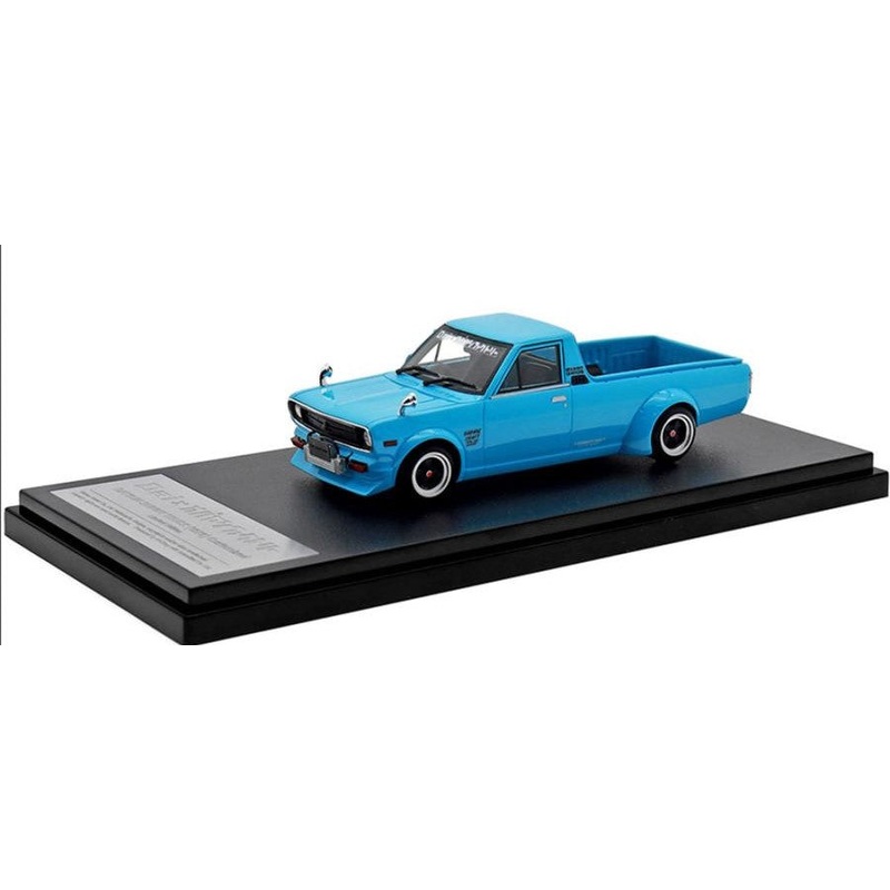 [ Back-order ] Hi-Story HS445TB 1:43 DATSUN SUNNY TRUCK (1979) Customized Turquoise Blue Resin