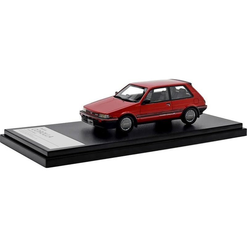 [ Back-order ] Hi-Story HS453RE 1:43 Toyota COROLLA FX-GT (1984) Red Resin