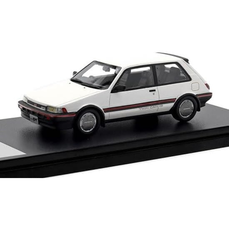 [ Back-order ] Hi-Story HS453WH 1:43 Toyota COROLLA FX-GT (1984) White Resin