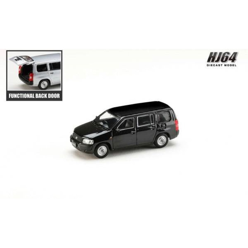 [ Back-order ] Hobby Japan HJ641062BK 1:64 Toyota PROBOX VAN DX Black Mica Diecast model car