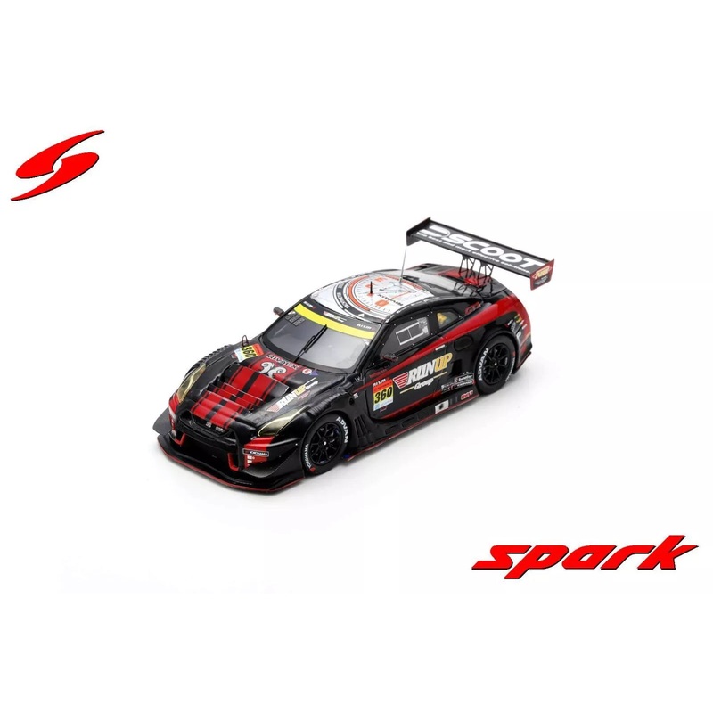 SGT185 Spark 1:43 RUNUP RIVAUX GT-R TOMEI SPORTS GT300 SUPER GT 2024 #360 model car