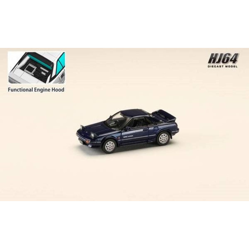 [ Back-order ] Hobby Japan HJ641056BBL 1:64 Toyota MR2 1600G LIMITED SUPER CHARGER 1986 Blue Mica Diecast model car