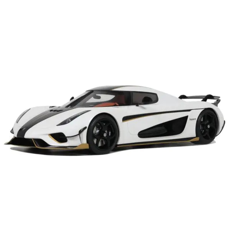 [ Back-order ] GT SPIRIT GTS913 1:18 Koenigsegg Regera Reco 2023 white model car