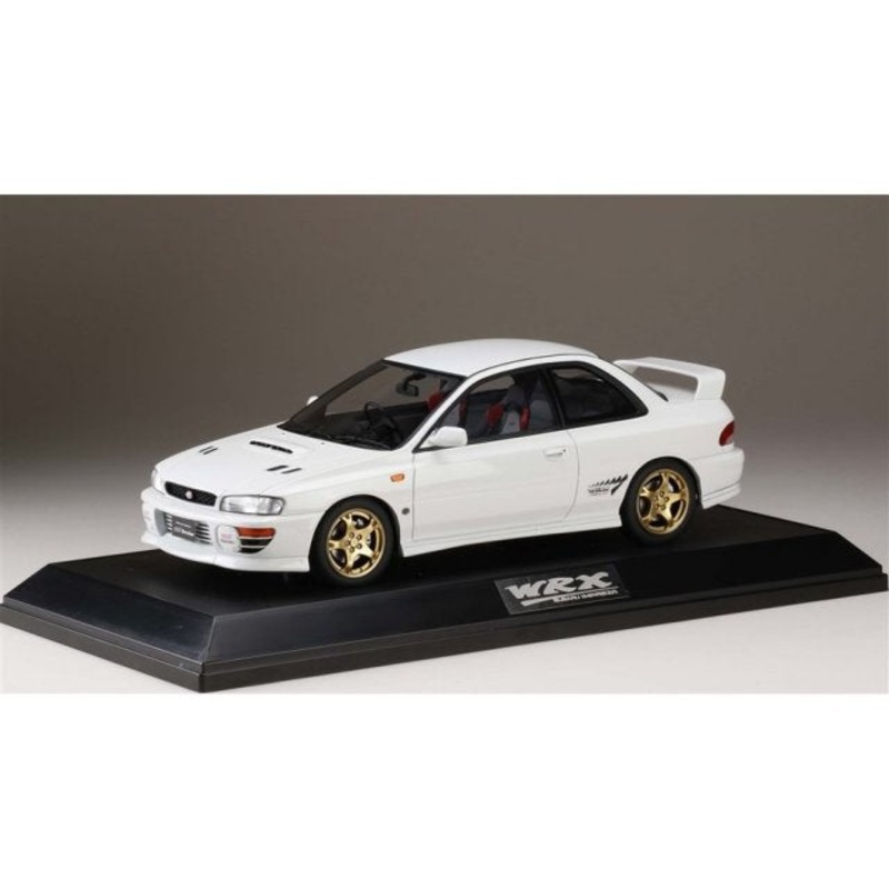 [ Back-order ] Hobby Japan HJ1812EW 1:18 SUBARU IMPREZA WRX type R Sti Version IVGC8 1997 FETHER WHITE Resin model car