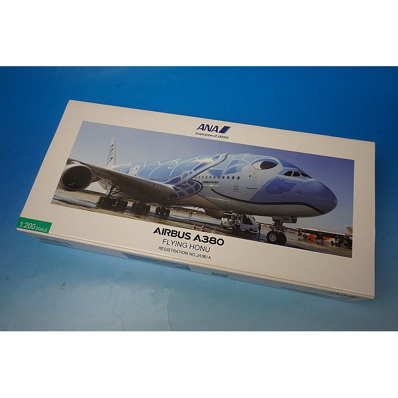 1:200 A380-841 ANA FLYING HONU ANA Blue WiFi radome gear included JA381A NH20163 ANA
