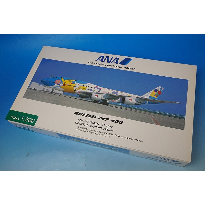 1:200 B747-400 ANA Pokemon Jet 1999 JA8964 NH20007 ANA