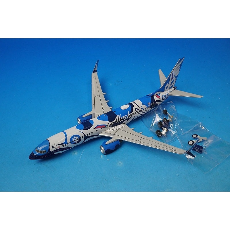 1:200 B737-800 Alaska Airlines Xaat Kwaani Salmon People N559AS GJASA1246 Gemini airplane model