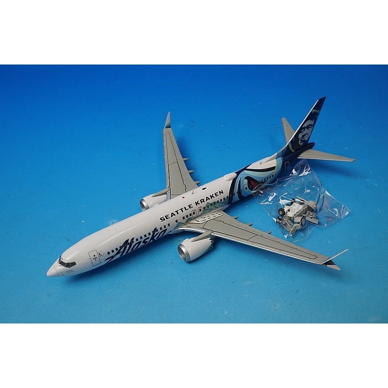 1:200 B737 MAX 9 Alaska SEATTLE KRAKEN N915AK G2ASA1219 Gemini airplane model