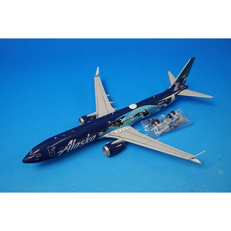 1:200 B737 MAX 9 Alaska West Coast Wonders orcas Environmental Sustainability Goals 2025 N932AK G2ASA1089 Gemini airplane model