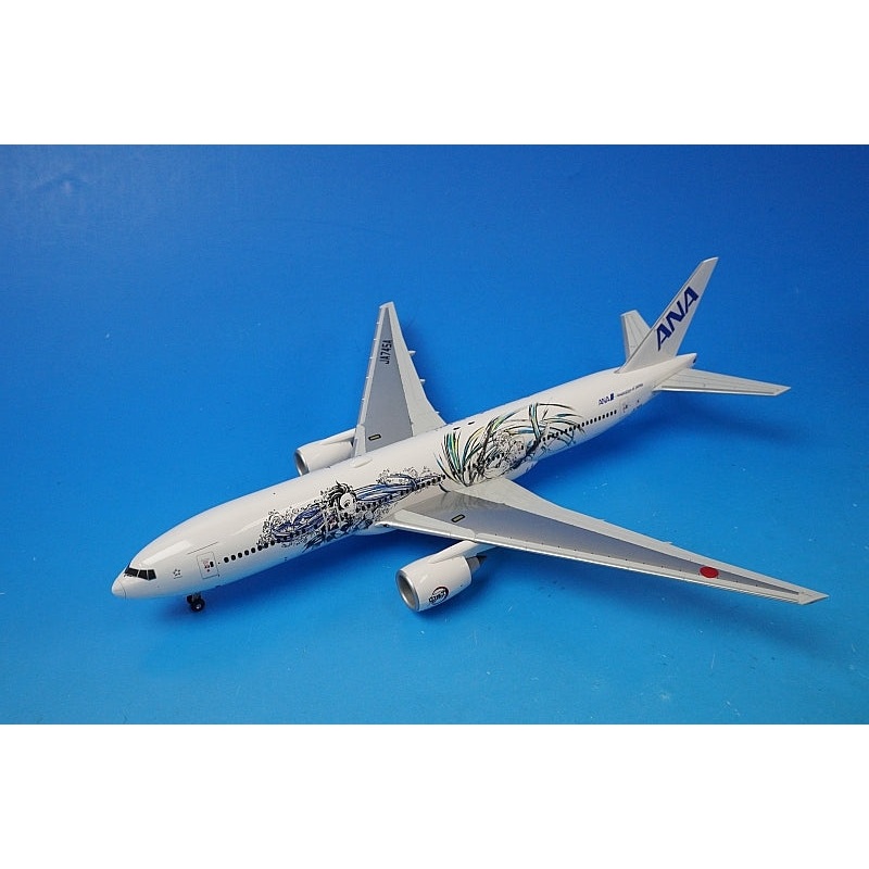 1:200 B777-200ER ANA Kimetsu no Yaiba Jetsan WiFi with radome and gear JA745A NH20197 ANA airplane model