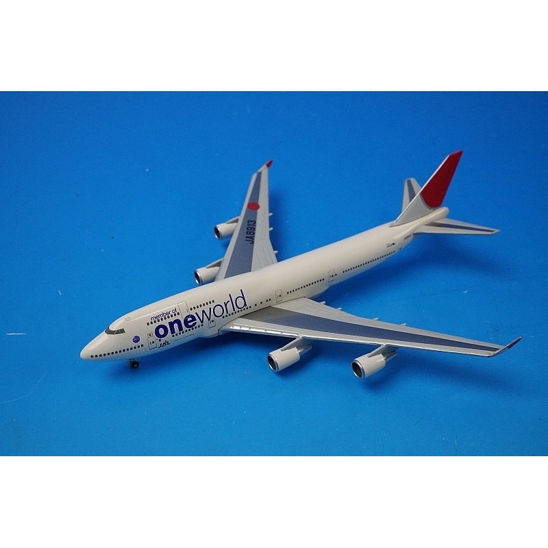 1:500 B747-400 JAL Oneworld JA8913 BJE2069 Hogan airplane model