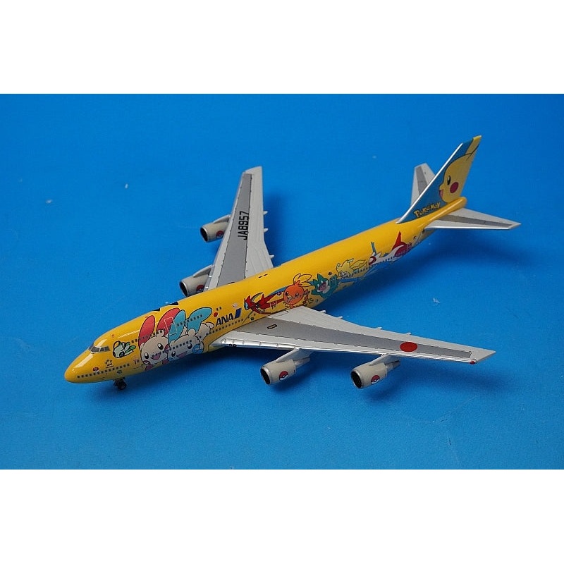 1:500 B747-400 Pokemon Pikachu Jumbo JA8957 NH50030 ANA airplane model
