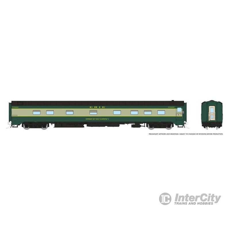Rapido 104112 HO 10-5 Sleeper: Erie: Pride of Youngstown