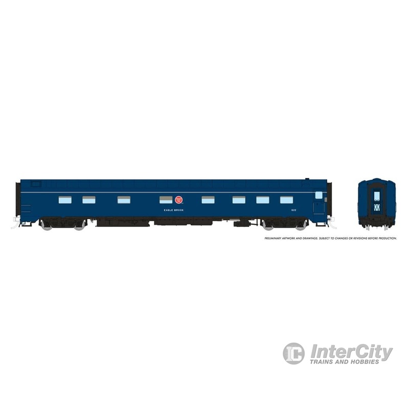 Rapido 104118 HO 10-5 Sleeper: MP - Jenks Blue Scheme: #625 Eagle Path
