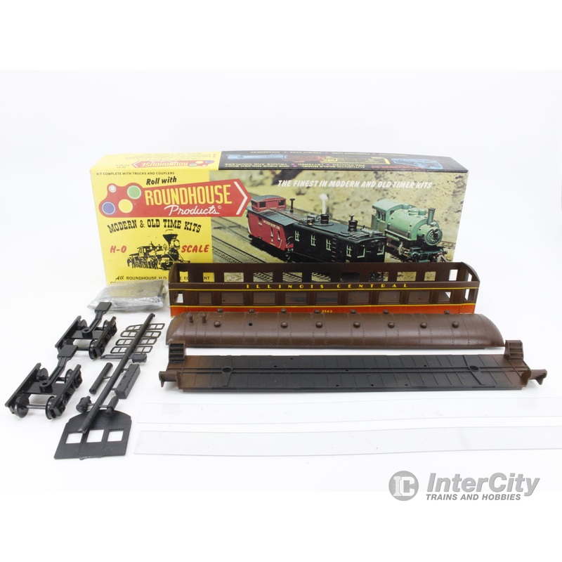 Roundhouse 5980 HO Harriman Style R.P.O. Passenger Car Kit (painted as Illinois Central) Illinois Central (IC) 2145