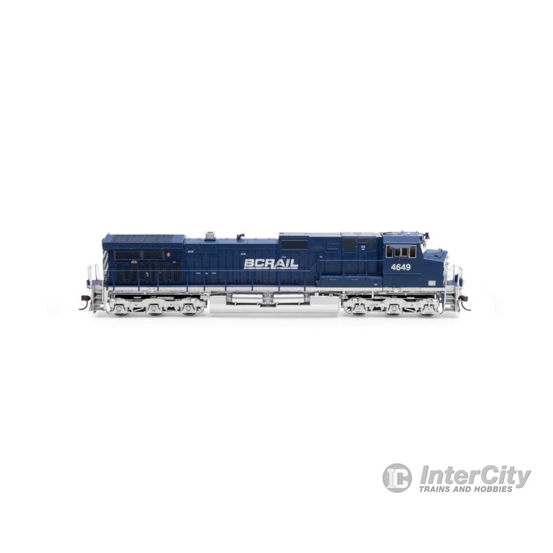 Athearn Genesis ATHG31664 HO Dash 9-44CW Locomotive with DCC & Sound, BC Rail BCOL #4649