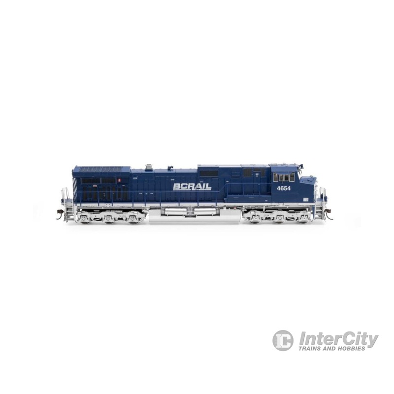 Athearn Genesis ATHG31666 HO Dash 9-44CW Locomotive with DCC & Sound, BC Rail BCOL #4654