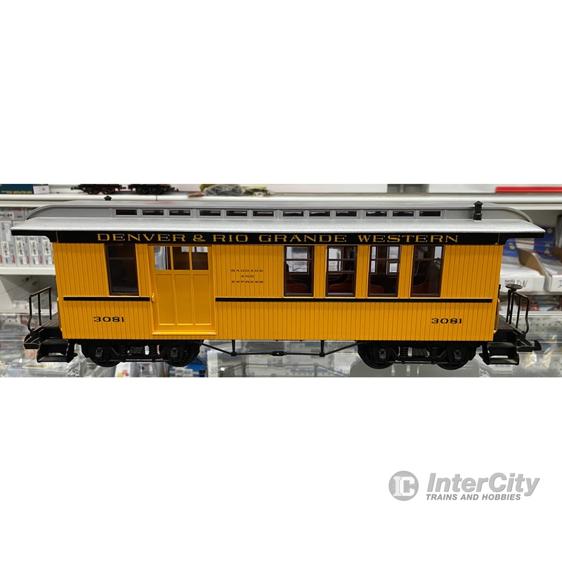 LGB 3081 G Passenger/Baggage Car Denver and Rio Grande Western (DRGW) 3081